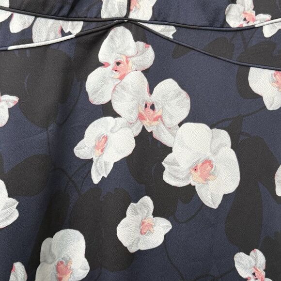 Banana Republic Maxi Slip Dress Sz 2 Tall Strappy Pieced Floral Coquette Empire - Picture 5 of 14